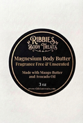 Magnesium, butter, unscented, fragrance free for aches and pains