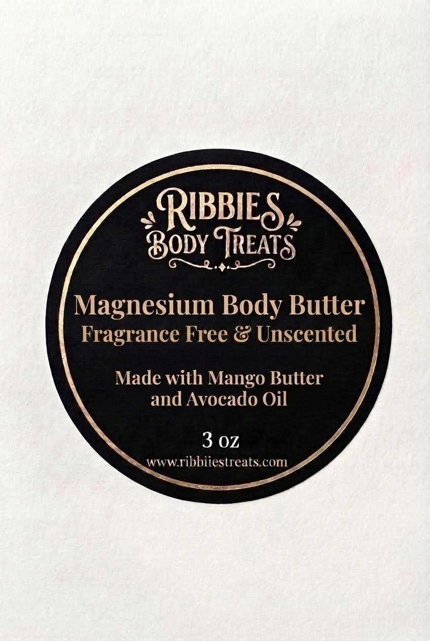 Magnesium, butter, unscented, fragrance free for aches and pains