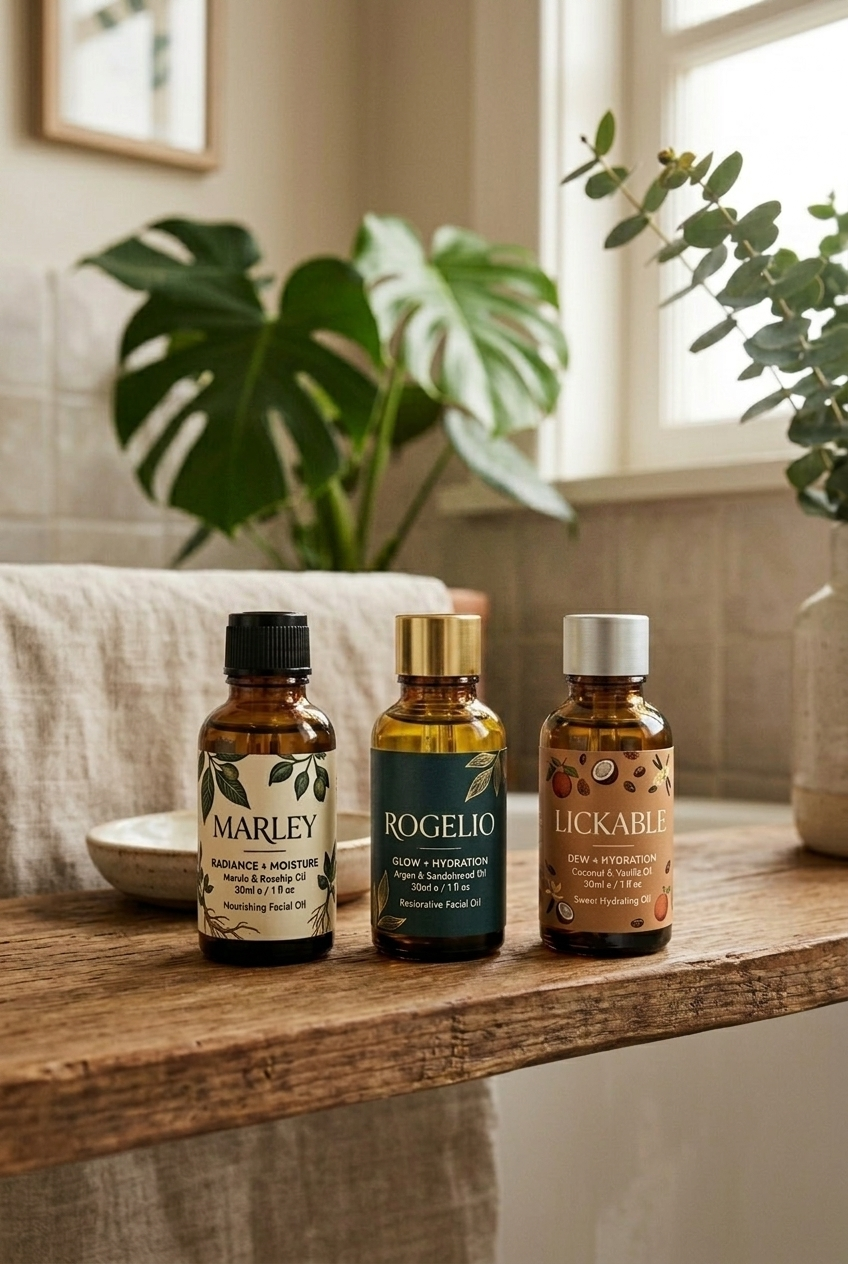 Three Trio Hydration oil set